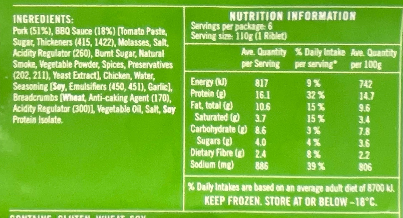 Leader BBQ Pork Riblets