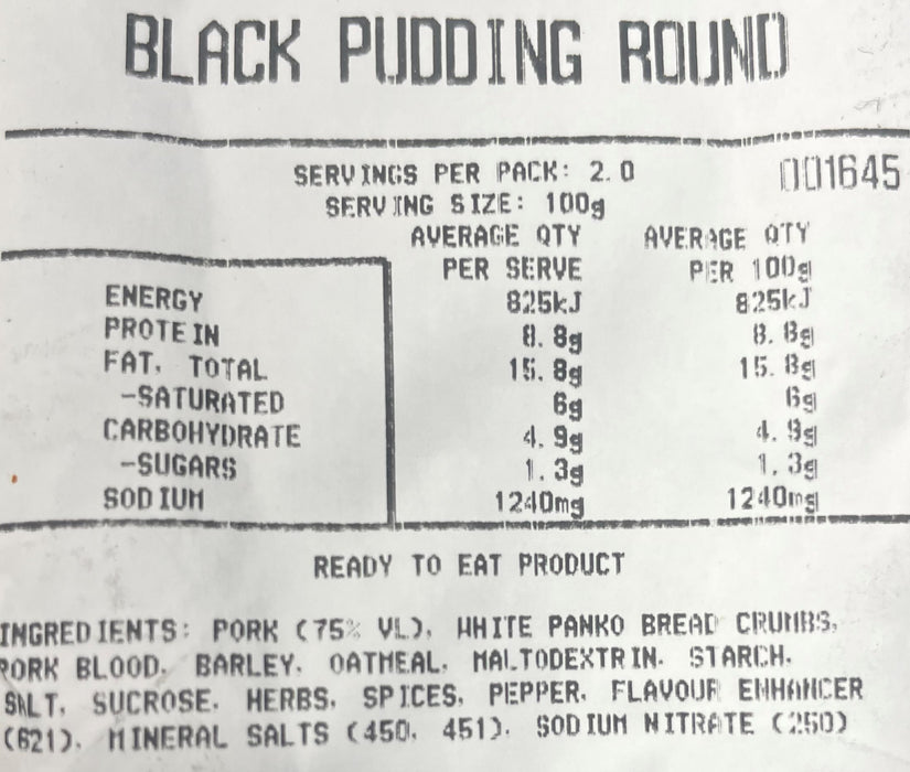 Black Pudding