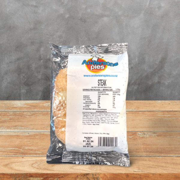 Snack Pie - Andersons Steak - 2 pack