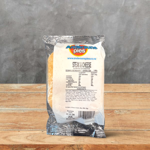 Snack Pie - Andersons Steak and Cheese - 2 pack