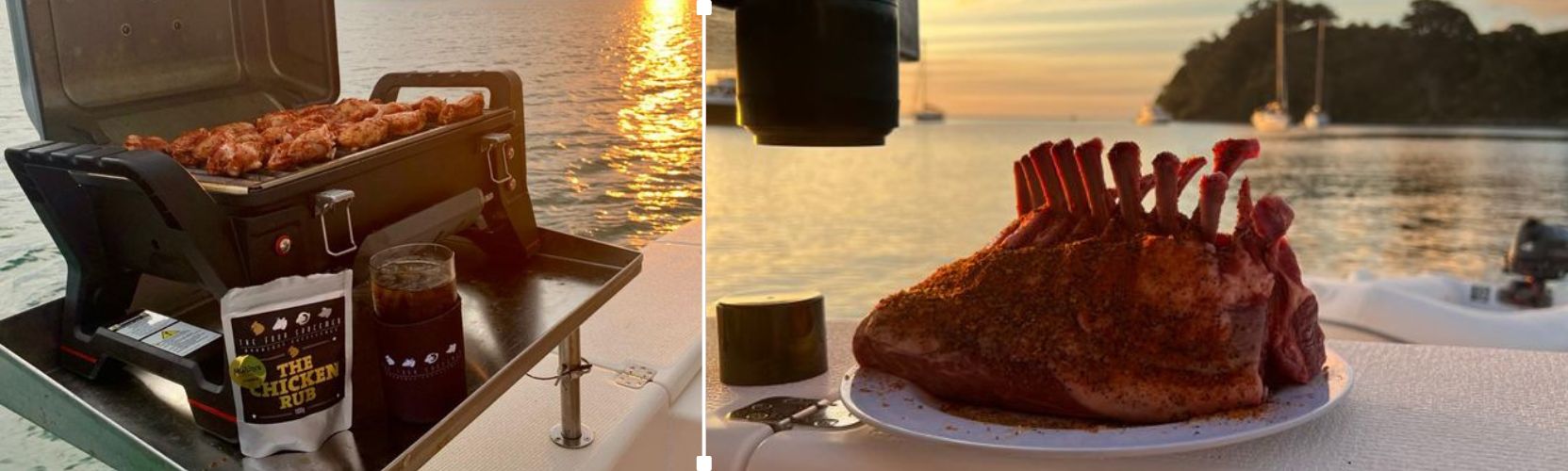 Camping and Boating with your BBQ.