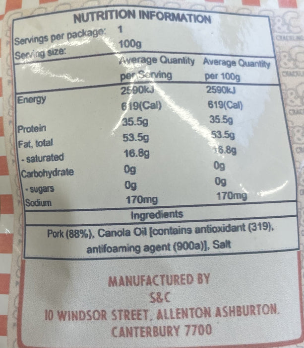 Pork Crackle - Original