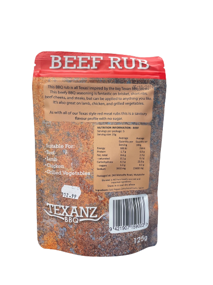TEXANZ BBQ Rub/Seasoning - Beef