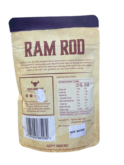 Rum & Que - Ram Rod